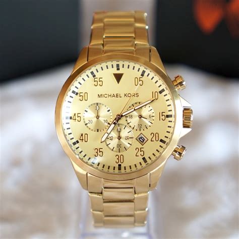 michael kors men gage gold|Michael Kors watches for sale.